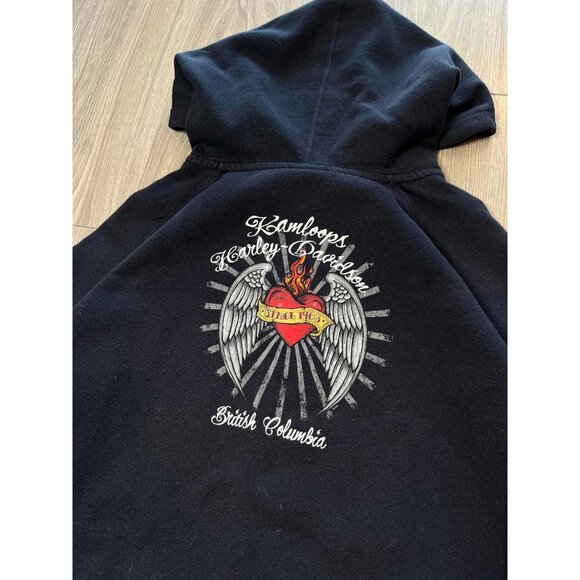 Harley Davidson Stream-Line Kamloops Zip Hoodie Women's XL - Picture 4 of 8